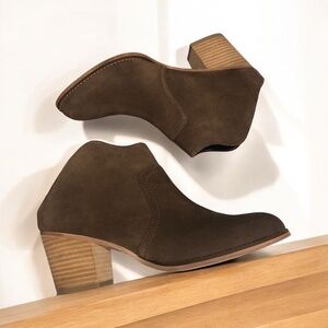 Sole Society Suede Backless Booties size 9.5